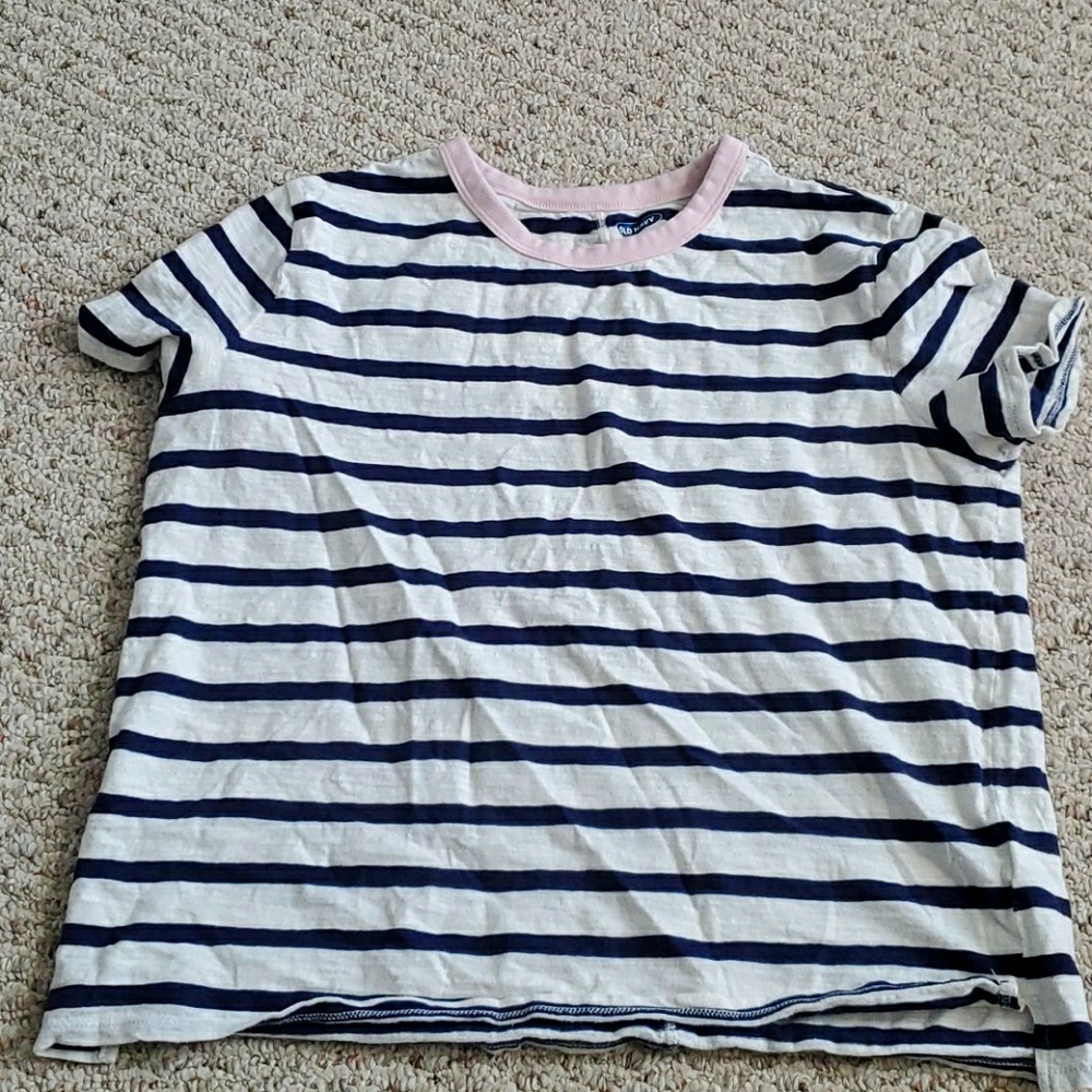 Dark blue and white